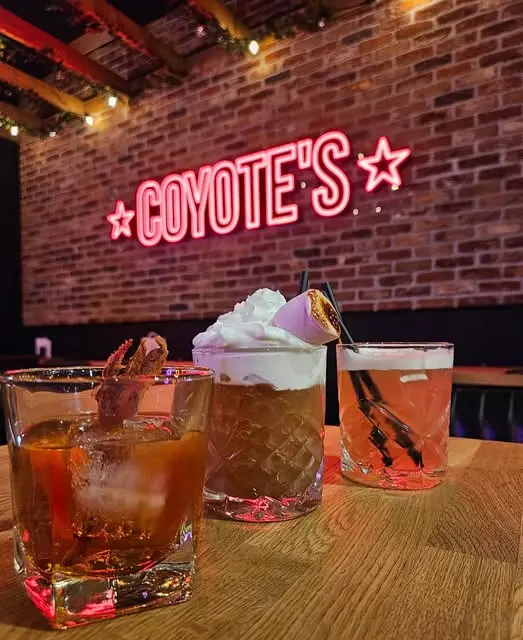 Cocktails and hardshakes served at Coyote Burger, Inverness
