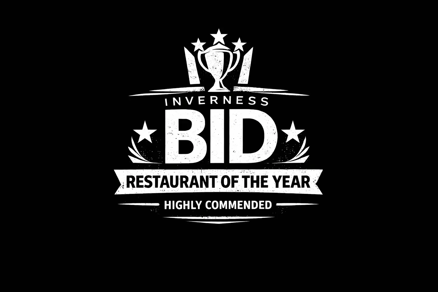 Inverness BID Restaurant of the Year Highly Commended award for Coyote Burger